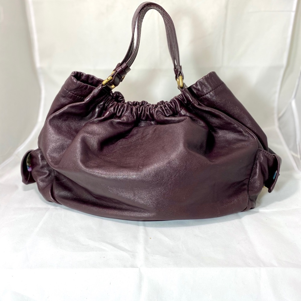 Marc Jacob Hobo Leather Plum Bag